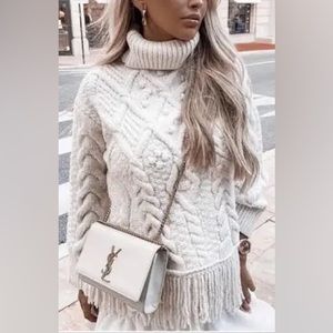 Zara fringe sweater